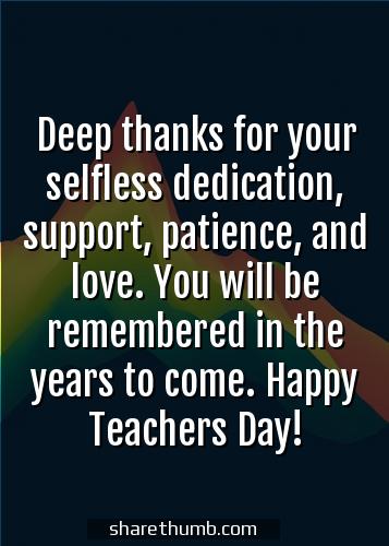 happy teachers day card and wishes
